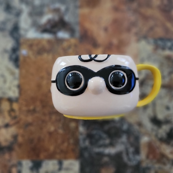 Charlie Brown Pop Funko Face with Mask Coffee Mug Peanuts - Picture 1 of 4